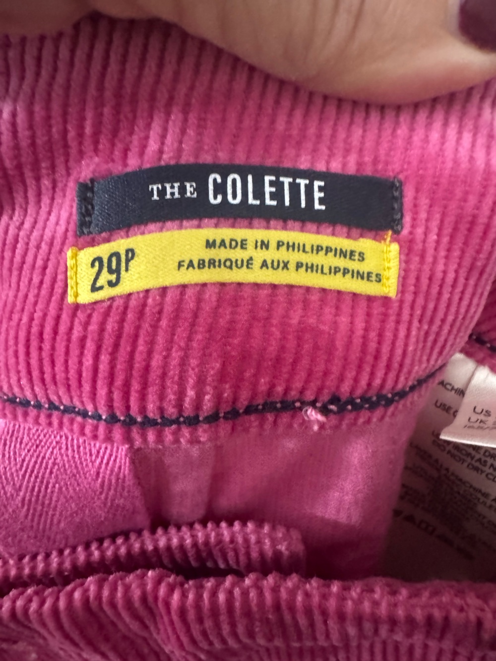 Maeve The Colette Corduroy Wide Leg Cropped Pamts Size 29 Petite. - Picture 4 of 5